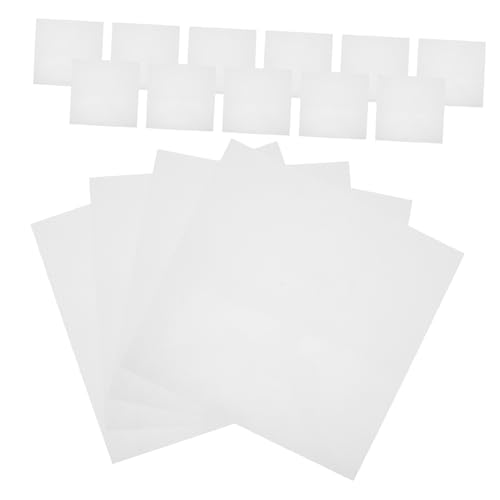 DIYEAH 15 Blatt Leere Schablonenschnitte Schablonenkit Werkzeuge Zur Schablonenherstellung Leere Schablonenvorlagen Papier Skizzieren Leeres Schablonenmaterial Weiß Das Haustier von DIYEAH