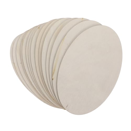 DIYEAH 15 Stück Graffiti Bemalt Holzstücke Basswood -schnitzmaterial Unfertige Holzbretter Basswood Dünne Bretter Unfertige Holzrohlinge Lindensperrholz Naturholzplatten Beige Hölzern von DIYEAH