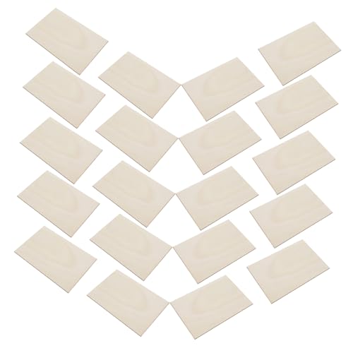 DIYEAH 15 Stück Graffiti bemalt Holzstücke Lindensperrholz Lindenholzbrett Basswood Stock unfertige Holzrohlinge Naturholzplatten unbemalte Holzausschnitte Sperrholzbrett hölzern Beige von DIYEAH
