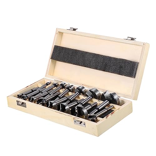 DIYEAH 15 Stücke Heavy Duty Bohrer Auger Gerade Bits Holzbearbeitung Loch Offene Bohrung Ries Bohrer Schreiner Werkzeug Holz Bohrer Silber Holz von DIYEAH