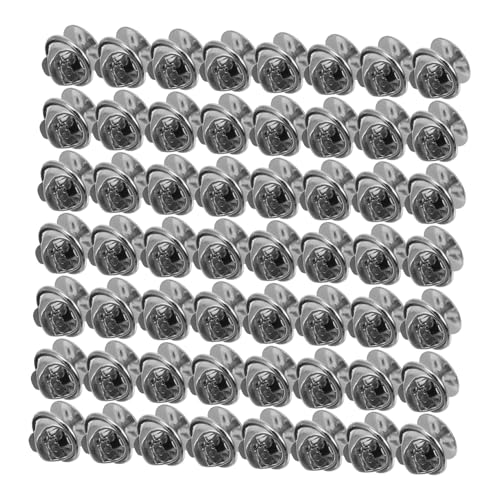 DIYEAH 150 Sätze Schmetterling Pin Clutch Verschlüsse Nickel Basis Broschen Rückseiten Für Schmuckherstellung Uniformabzeichen Ersatz Sicherer Halt Einfaches Anbringen DIYEAH 150 Sätze Schmetterling Pin Clutch Verschlüsse Nickel Basis Broschen Rückseiten Für Schmuckherstellung Uniformabzeichen Ersatz Sicherer Halt Einfaches Anbringen von DIYEAH