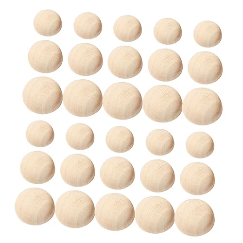 DIYEAH 150 Stück Halbrunde Holzperlen Naturbelassen Diy Schmuck Bastelperlen für Handgefertigte Dekorationen und Heimgestaltung DIYEAH 150 Stück Halbrunde Holzperlen Naturbelassen Diy Schmuck Bastelperlen für Handgefertigte Dekorationen und Heimgestaltung von DIYEAH