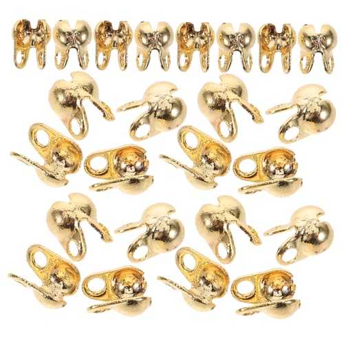 DIYEAH 150 Stück Quetschperlen Kupfer für Schmuckherstellung Endkappen für Armbänder Knotendeckel Vielseitige Verschlüsse Diy Schmuckzubehör DIYEAH 150 Stück Quetschperlen Kupfer für Schmuckherstellung Endkappen für Armbänder Knotendeckel Vielseitige Verschlüsse Diy Schmuckzubehör von DIYEAH