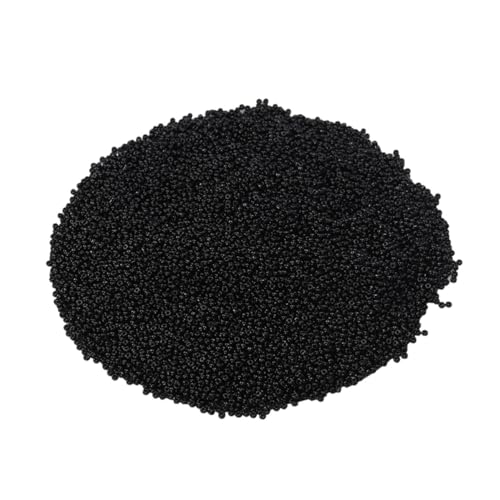 DIYEAH 15000 Stück Glasperlen Schwarz DIY Schmuck Perlen für Armband Halskette Basteln Kreative Bastelmaterial von DIYEAH