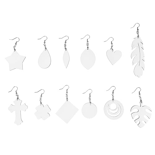 DIYEAH 16 Paare Sublimations Ohrringrohlinge Hitzebeständigem Material Leichte Diy Ohrhaken für Schmuckherstellung Elegantes Design für Personalisierte Bastelprojekte und Geschenkideen DIYEAH 16 Paare Sublimations Ohrringrohlinge Hitzebeständigem Material Leichte Diy Ohrhaken für Schmuckherstellung Elegantes Design für Personalisierte Bastelprojekte und Geschenkideen von DIYEAH