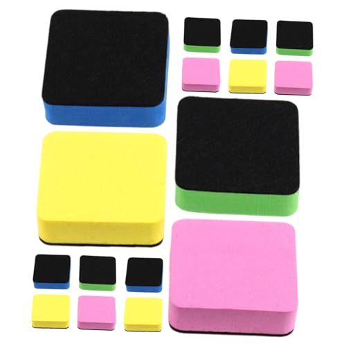 DIYEAH 16 Stück Square Blackboard Rub trockener Radiergummi Eraser des Kreidebretts Trockener Erasergummi Magnetisches Whiteboard -Reinigungswerkzeug Schultafel Radiergummi Eva Filztuch DIYEAH 16 Stück Square Blackboard Rub trockener Radiergummi Eraser des Kreidebretts Trockener Erasergummi Magnetisches Whiteboard -Reinigungswerkzeug Schultafel Radiergummi Eva Filztuch von DIYEAH