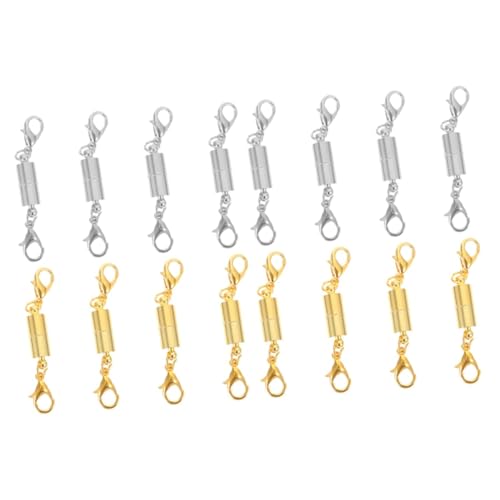 DIYEAH 16 Stück Teiliges Magnetische Armbandverschlüsse Runde DIY Schmuckverbinder Gold und Silber Einfache Installation Langlebig für Ketten und Perlenarmbänder Praktische DIYEAH 16 Stück Teiliges Magnetische Armbandverschlüsse Runde DIY Schmuckverbinder Gold und Silber Einfache Installation Langlebig für Ketten und Perlenarmbänder Praktische von DIYEAH