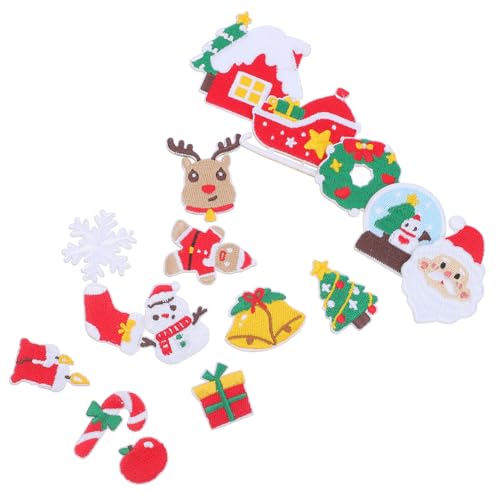 DIYEAH 16 Stück Teiliges Weihnachts Patch Set Selbstklebende Stickerei Patches für Kleidung Rucksäcke und Diy Dekorationen Festliche Applikationen für Kreative Bastelprojekte DIYEAH 16 Stück Teiliges Weihnachts Patch Set Selbstklebende Stickerei Patches für Kleidung Rucksäcke und Diy Dekorationen Festliche Applikationen für Kreative Bastelprojekte von DIYEAH