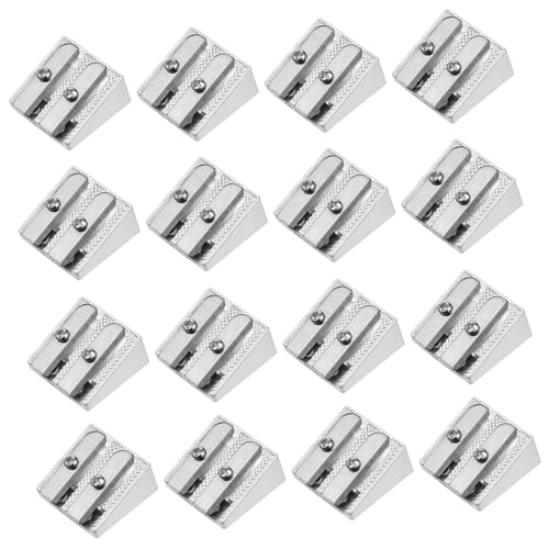 DIYEAH 16 Teiliger Bleistiftspitzer Aus Aluminiumlegierung Mini Bleistiftspitzer Werkzeug Rollmesserspitzer Anspitzen Von Bleistiften Gelschreiber Spender Für Vier Bleistifte Für von DIYEAH