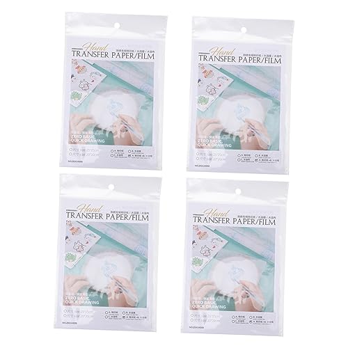 DIYEAH 16Stücke Wasserlöslicher Stickstabilisator Film für DIY Transparent für Shirts Schuhe und Stoffe Einfache Anwendung für Projekte von DIYEAH