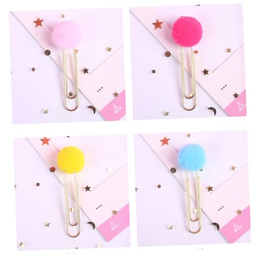 DIYEAH 18 Stück Teiliges Bunte Metall lesezeichen mit Farbigen Pompon haarbällen Kreative Büroklammern für Notizen und Dokumente Dekorative Kleine Clips für Schüler und Alltag DIYEAH 18 Stück Teiliges Bunte Metall lesezeichen mit Farbigen Pompon haarbällen Kreative Büroklammern für Notizen und Dokumente Dekorative Kleine Clips für Schüler und Alltag von DIYEAH
