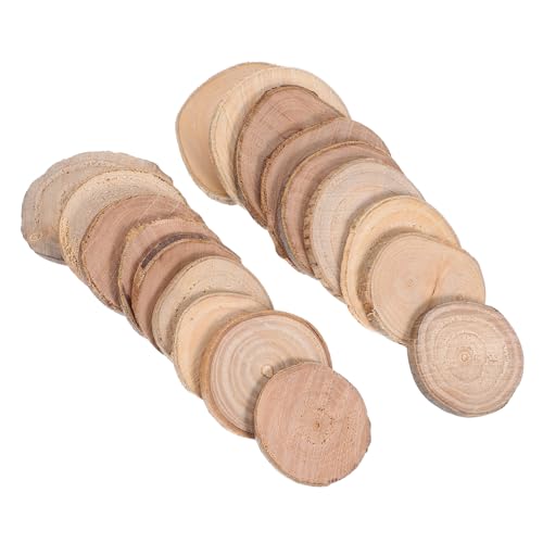 DIYEAH 18 Stück Unbehandelte Holzscheiben Teiliges Rund Diy Basteln Natürliche Baumstammdekoration für Garten Handwerk Wohnkultur Realistische Holzrundlinge DIYEAH 18 Stück Unbehandelte Holzscheiben Teiliges Rund Diy Basteln Natürliche Baumstammdekoration für Garten Handwerk Wohnkultur Realistische Holzrundlinge von DIYEAH