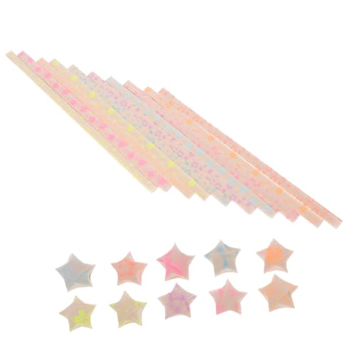 DIYEAH 180 Stück DIY Origami Stern Papierstreifen Bunte Faltpapier Streifen für Kreative Bastelprojekte und Dekorationen für Feiern und Festivals DIYEAH 180 Stück DIY Origami Stern Papierstreifen Bunte Faltpapier Streifen für Kreative Bastelprojekte und Dekorationen für Feiern und Festivals von DIYEAH