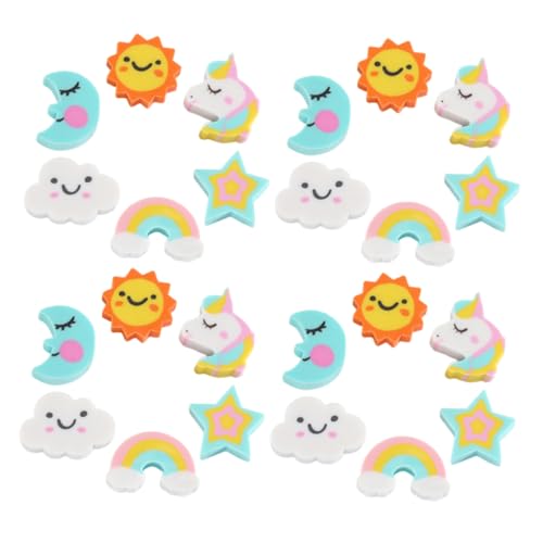 DIYEAH 180 Stück Mini Radiergummis für Wolken Mond Stern Regenbogen und Sonnenblumen Motiven Bunte Kreative Radiergummi für Schule Büro Partygeschenke Schüler und Bastler DIYEAH 180 Stück Mini Radiergummis für Wolken Mond Stern Regenbogen und Sonnenblumen Motiven Bunte Kreative Radiergummi für Schule Büro Partygeschenke Schüler und Bastler von DIYEAH