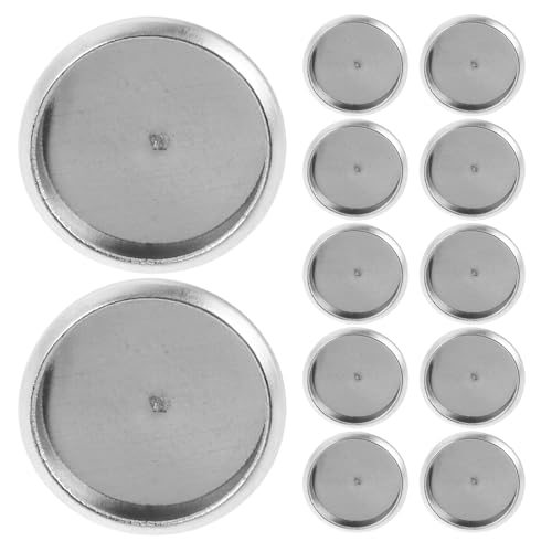 DIYEAH 180 Stück Ohrring-Cabochon-Fassungen, 6 mm, Edelstahl, blanke Ohrstecker-Lünetten, Ohrstecker-Becher mit Stopper-Verschluss für die Schmuckherstellung DIYEAH 180 Stück Ohrring-Cabochon-Fassungen, 6 mm, Edelstahl, blanke Ohrstecker-Lünetten, Ohrstecker-Becher mit Stopper-Verschluss für die Schmuckherstellung von DIYEAH
