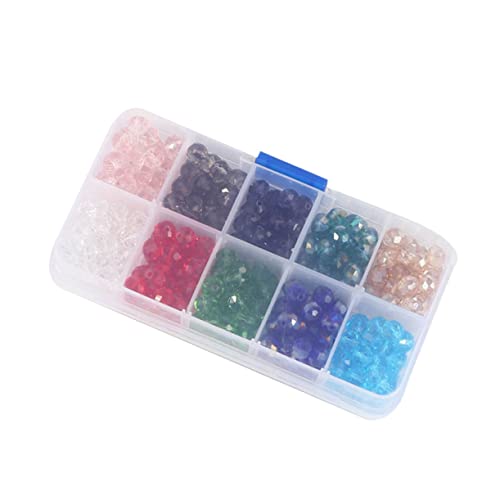 DIYEAH 1Packung Glasperlen ca DIY Armbandperlen für Schmuckherstellung Bastelperlen Verschiedenen Farben für Erwachsene Praktische von DIYEAH