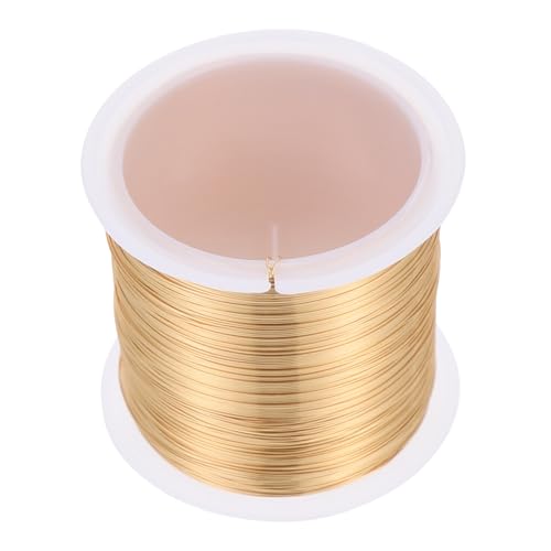 DIYEAH 1Rolle DIY Kupferdraht Gauge für Schmuck und Handwerk Handgefertigte Perlenschnur für Bastelprojekte und Vielseitig Einsetzbar zum Formen und Dekorieren DIYEAH 1Rolle DIY Kupferdraht Gauge für Schmuck und Handwerk Handgefertigte Perlenschnur für Bastelprojekte und Vielseitig Einsetzbar zum Formen und Dekorieren von DIYEAH