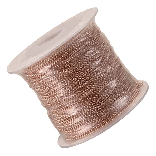 DIYEAH 1Rolle DIY Kupferkette für Schmuckherstellung Hochwertige Pulloverkette für Armbänder Praktische Bastelzubehör für Projekte Roségold DIYEAH 1Rolle DIY Kupferkette für Schmuckherstellung Hochwertige Pulloverkette für Armbänder Praktische Bastelzubehör für Projekte Roségold von DIYEAH