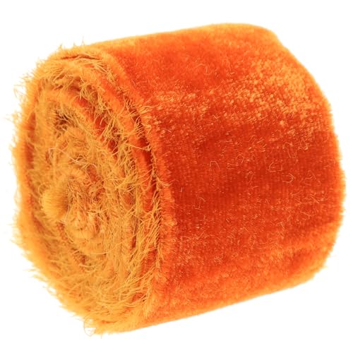 DIYEAH 1Rolle DIY Veloursband für Kreative Geschenkverpackungen Kürbisfarbe Breit für Brautsträuße Einladungen und Kunstprojekte Hohe Bruchfestigkeit DIYEAH 1Rolle DIY Veloursband für Kreative Geschenkverpackungen Kürbisfarbe Breit für Brautsträuße Einladungen und Kunstprojekte Hohe Bruchfestigkeit von DIYEAH