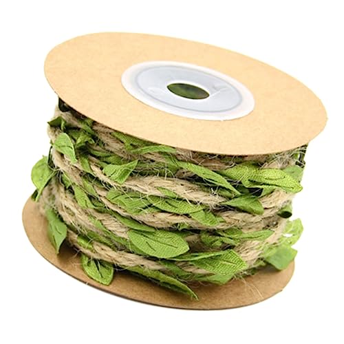 DIYEAH 1Rolle Grünes Hanfband Dekoratives Geschenkband für Hochzeiten Basteln und Gartenprojekte Wiederverwendbar und Anpassbar für Kreative DIY Ideen von DIYEAH