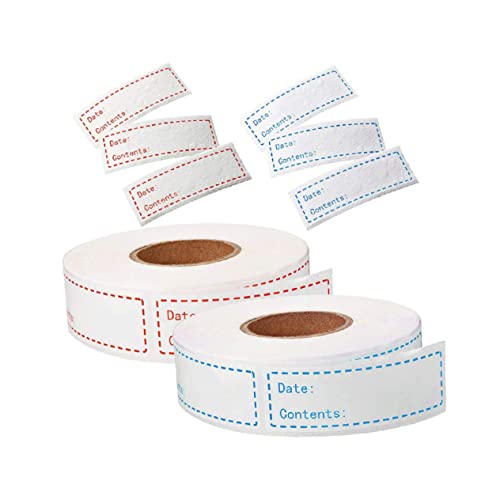 DIYEAH 1Rolle Lebensmittel Aufkleber Selbstklebende Datumsetiketten für Kühlschrank Praktische Aufbewahrungsetiketten für Lebensmittel Blau für DIY DIYEAH 1Rolle Lebensmittel Aufkleber Selbstklebende Datumsetiketten für Kühlschrank Praktische Aufbewahrungsetiketten für Lebensmittel Blau für DIY von DIYEAH