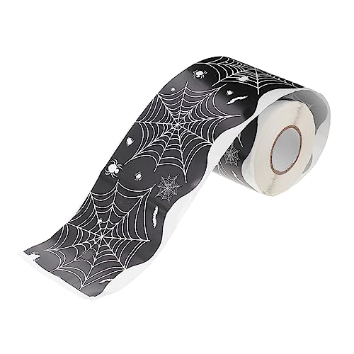 DIYEAH 1Rolle Spinnen Web Bulletin Border Aufkleber für Klassenzimmer Gruselige für Halloween Dekoration von DIYEAH