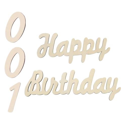 DIYEAH 1Satz Geburtstags Holzornamente mit Happy Birthday Schriftzug Holzbuchstaben für Vielseitige Feiern Wiederverwendbare Dekoration für Kindergeburtstage Leicht DIYEAH 1Satz Geburtstags Holzornamente mit Happy Birthday Schriftzug Holzbuchstaben für Vielseitige Feiern Wiederverwendbare Dekoration für Kindergeburtstage Leicht von DIYEAH