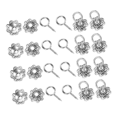DIYEAH 1Satz Perlenkappen Mit Ösennadeln Schmuck DIY Zubehör Für Halsketten Armbänder Und Dekoration Langlebig Und Vielfältig Einsetzbar DIYEAH 1Satz Perlenkappen Mit Ösennadeln Schmuck DIY Zubehör Für Halsketten Armbänder Und Dekoration Langlebig Und Vielfältig Einsetzbar von DIYEAH