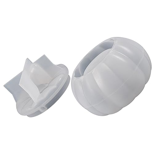 DIYEAH 1Satz Silikonform für Halloween Kürbis DIY Epoxidharzform für Bonbongläser Vielseitige Gießform für Heimwerkerprojekte Sicher und Wiederverwendbar für Kreative von DIYEAH