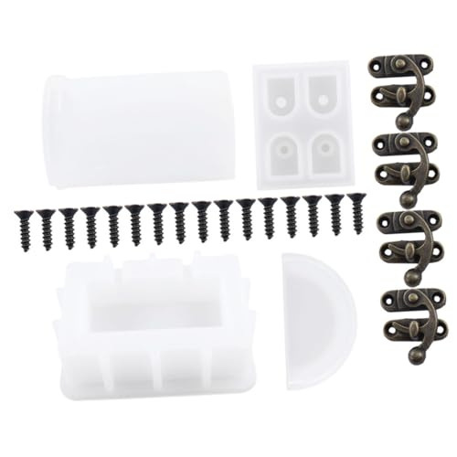 DIYEAH 1Satz Silikonformen für DIY Epoxidharz Kreative Schatzkiste Silikonform mit Zubehör Langlebig und Flexibel für Kunsthandwerk und Resin Projekte DIYEAH 1Satz Silikonformen für DIY Epoxidharz Kreative Schatzkiste Silikonform mit Zubehör Langlebig und Flexibel für Kunsthandwerk und Resin Projekte von DIYEAH