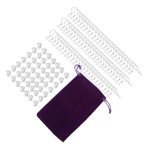 DIYEAH 1Satz Teiliges Ohrhaken Für DIY Schmuckherstellung Hypoallergen Silikonbeutel Für Ohrringe Und Halsketten von DIYEAH