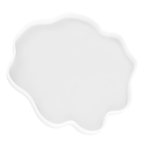 DIYEAH 1Stück DIY Silikonform für Epoxidharz Unregelmäßige Spitzenuntersetzer für Tischdekoration Kreative Tassenmatte Langlebig und Hautfreundlich von DIYEAH