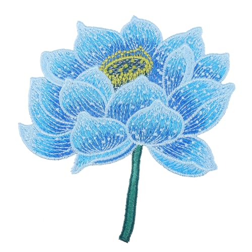 DIYEAH 1Stück Ethnischer Lotus Patch Praktischer Gestickter Aufnäher für Kleidung Blaues Design für Vintage Note zur Dekoration und Reparaturhilfe DIYEAH 1Stück Ethnischer Lotus Patch Praktischer Gestickter Aufnäher für Kleidung Blaues Design für Vintage Note zur Dekoration und Reparaturhilfe von DIYEAH