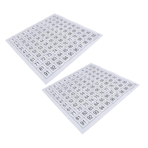 DIYEAH Kindergarten Schule Zahlen 2 Blätter Vorschule Zahlen Lernen Poster 1-100 Pädagogische Anzahl Diagramme DIYEAH Kindergarten Schule Zahlen 2 Blätter Vorschule Zahlen Lernen Poster 1-100 Pädagogische Anzahl Diagramme von DIYEAH