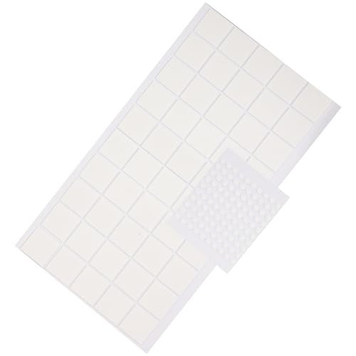 DIYEAH 2 Blätter Punktpaste Beidseitig Für Doppelt Runden Punkte Aufkleber Pads Hängend Kreisförmig Einseitig Kunsthandwerk Montage Klebeband Acryl Weiß von DIYEAH