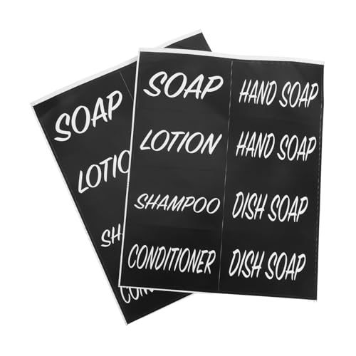DIYEAH 2 Blatt Badetags Dispenser -etikett -tags Badezimmeretiketten Wasserfest Reinigungsetiketten Sprühflaschenbezeichnungen Etiketten Für Wäscheaufkleber Black Perle Synthetic Paper DIYEAH 2 Blatt Badetags Dispenser -etikett -tags Badezimmeretiketten Wasserfest Reinigungsetiketten Sprühflaschenbezeichnungen Etiketten Für Wäscheaufkleber Black Perle Synthetic Paper von DIYEAH