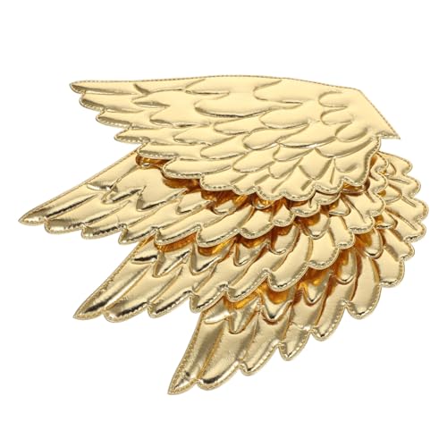 DIYEAH 2 Paare Angel Wings Patch Taschen Bügelbild Gestickte Reparaturapplikation Flügel Patch Für Kostüme Engelsflügel-verzierung Gestickte Applikation Engel Patches Golden Stoff DIYEAH 2 Paare Angel Wings Patch Taschen Bügelbild Gestickte Reparaturapplikation Flügel Patch Für Kostüme Engelsflügel-verzierung Gestickte Applikation Engel Patches Golden Stoff von DIYEAH