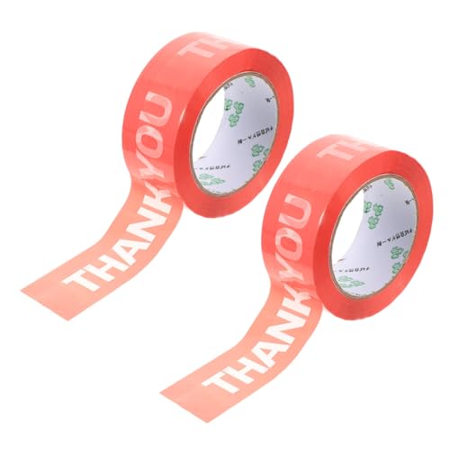 DIYEAH 2 Rollen Express-dichtung Warenverpackungsband Versiegelung Breit Doppelseitiges Klebeband Waren Klebeband Post Versandband Für Pakete Verpackungsklebeband Für Büros Trans Rot Hoch DIYEAH 2 Rollen Express-dichtung Warenverpackungsband Versiegelung Breit Doppelseitiges Klebeband Waren Klebeband Post Versandband Für Pakete Verpackungsklebeband Für Büros Trans Rot Hoch von DIYEAH