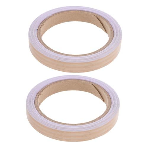 DIYEAH 2 Rollen Holzmaserung Kantenband Selbstklebend für Möbel Schränke und Türen zur Dekoration und Reparatur von Wandfugen und Unregelmäßigkeiten von DIYEAH