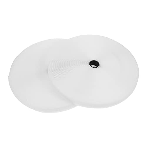 DIYEAH 2 Rollen Klettband Nylon Selbstklebend Stark Haftend für Textilien Bastelprojekte und Heimwerkerbedarf pro Langlebig und Vielseitig Einsetzbar von DIYEAH