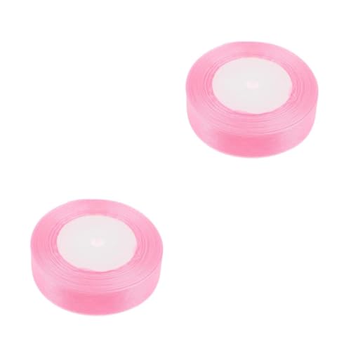 DIYEAH 2 Rollen Organza Geschenkband Romantisches Verpackungsband Multifunktionales Bastelband für Brautsträuße DIY Schleifen und Dekorationen Geeignet für Hochzeit Party Feiertage DIYEAH 2 Rollen Organza Geschenkband Romantisches Verpackungsband Multifunktionales Bastelband für Brautsträuße DIY Schleifen und Dekorationen Geeignet für Hochzeit Party Feiertage von DIYEAH