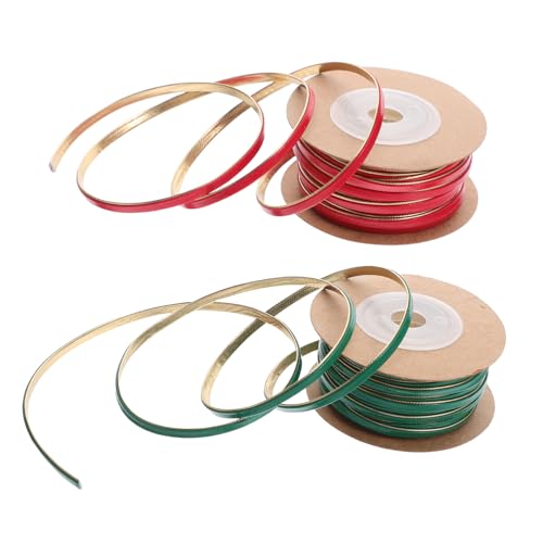 DIYEAH 2 Rollen PU Kunstlederband Farbmix Geschenkband für Basteln Haarspangen Dekorationen Hochzeit Geburtstag Rot Grün DIYEAH 2 Rollen PU Kunstlederband Farbmix Geschenkband für Basteln Haarspangen Dekorationen Hochzeit Geburtstag Rot Grün von DIYEAH