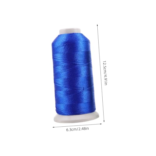 DIYEAH 2 Rollen Polyester Nähgarn Spulen Eisglattes Stickgarn für Hand Maschinensticken Quilten Polsterung DIY Bastelarbeiten Anfänger in Blau DIYEAH 2 Rollen Polyester Nähgarn Spulen Eisglattes Stickgarn für Hand Maschinensticken Quilten Polsterung DIY Bastelarbeiten Anfänger in Blau von DIYEAH