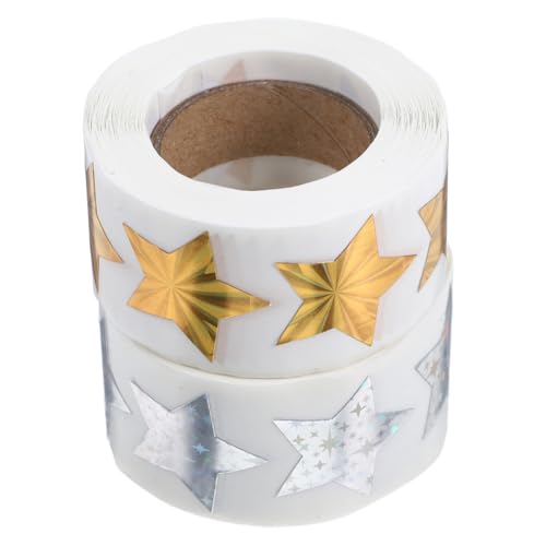 DIYEAH 2 Rollen Selbstklebende Sternaufkleber für Dekorative Belohnungssterne für Verpackungen und Diy Projekte DIYEAH 2 Rollen Selbstklebende Sternaufkleber für Dekorative Belohnungssterne für Verpackungen und Diy Projekte von DIYEAH