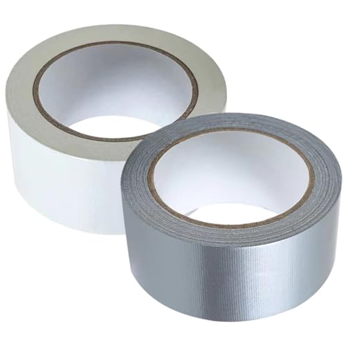 DIYEAH 2 Rollen Selbstklebendes Fensterdichtband Wetterdichtes Klebeband für Türspalten und Fenster für Haushalt Weiß Silber DIYEAH 2 Rollen Selbstklebendes Fensterdichtband Wetterdichtes Klebeband für Türspalten und Fenster für Haushalt Weiß Silber von DIYEAH
