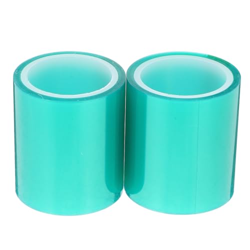 DIYEAH 2 Rollen transparentes klebeband dekoratives Klebeband Band Masse Harzband UV-Klebeband Lünetten aus Harz nahtloses Papierband das Haustier Green von DIYEAH