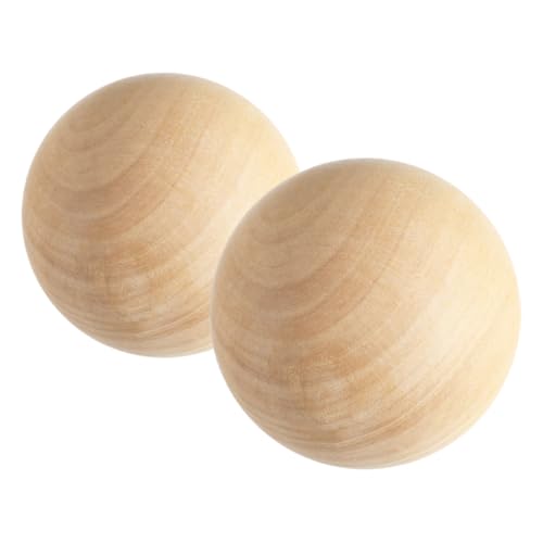 DIYEAH 2 STÜCK Runde Holz Kugeln Unbehandelte Holz Sphären für DIY Bastelarbeiten Malen und Heimdekoration Glatte Oberfläche für Kreative Projekte DIYEAH 2 STÜCK Runde Holz Kugeln Unbehandelte Holz Sphären für DIY Bastelarbeiten Malen und Heimdekoration Glatte Oberfläche für Kreative Projekte von DIYEAH