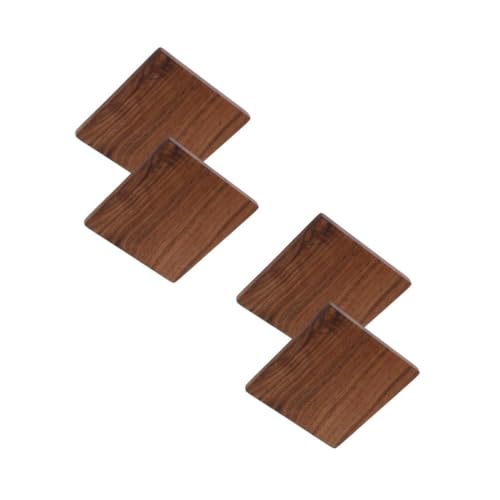 DIYEAH 2 Sätze 2 Sets Schwarze Walnussholz Bassholz Schnitzblöcke Holzrohlinge Holzplanken Holzbretter Für Regale Holzbearbeitungsmaterialien Holzhandwerksbedarf 2 Stück * 2 von DIYEAH