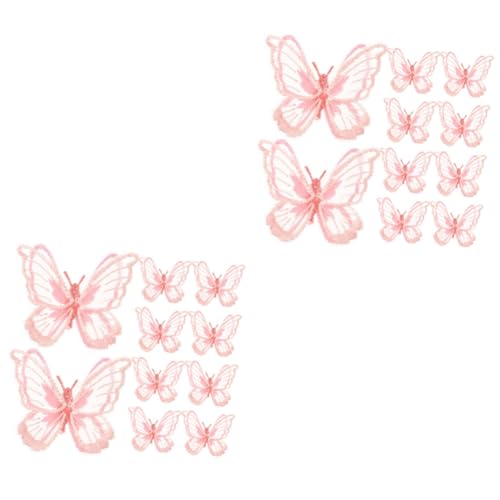 DIYEAH 2 Sätze Bestickter Spitzenschmetterling Nähen Aufnäher Für Kleidungsapplikationen Vorhang Dekoration Kleidungsreparatur Patches Taschenaufnäher Kleiderapplikation Rosa 10 Stück * 2 DIYEAH 2 Sätze Bestickter Spitzenschmetterling Nähen Aufnäher Für Kleidungsapplikationen Vorhang Dekoration Kleidungsreparatur Patches Taschenaufnäher Kleiderapplikation Rosa 10 Stück * 2 von DIYEAH