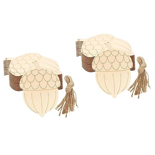 DIYEAH 2 Sätze Blank Pine Cone Holzschild Ornament Zapfen Basteln Dekorationen Kiefer Rustikale Weihnachtsbaumdeko Decor Etiketten Blanko-eichel-anhänger Malerei Anhänger 20 Stück * 2 DIYEAH 2 Sätze Blank Pine Cone Holzschild Ornament Zapfen Basteln Dekorationen Kiefer Rustikale Weihnachtsbaumdeko Decor Etiketten Blanko-eichel-anhänger Malerei Anhänger 20 Stück * 2 von DIYEAH